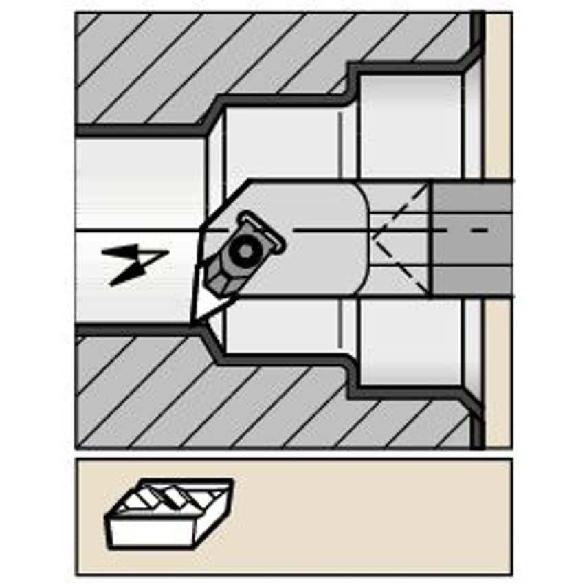 E12NKLCR05 Top Notch Boring Bar D0.75 L10