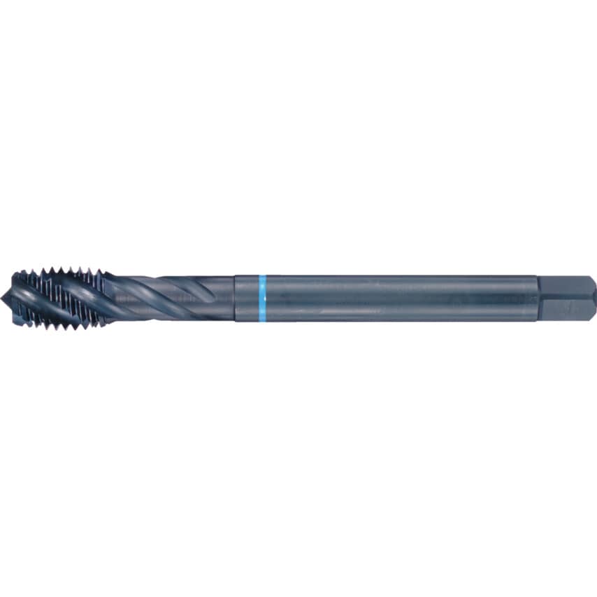 E238 M8 HSS-E Metric Coarse Spiral Flute Tap - Blue Shark DIN 371