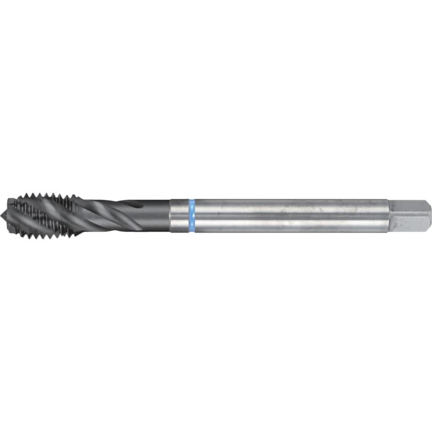 E241 M4 HSS-E Metric Coarse Spiral Point Tap - Blue Shark - Super B Coated DIN 371