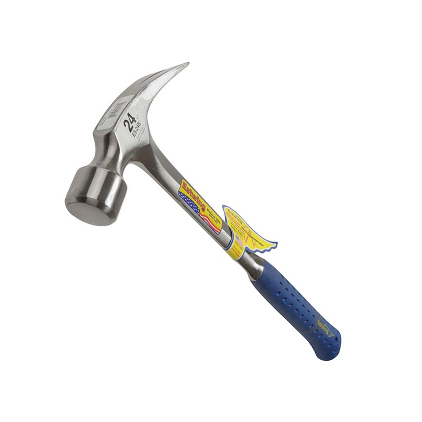 E3/24S Straight Claw Framing Hammer - Vinyl Grip 680g (24oz) ESTE324S