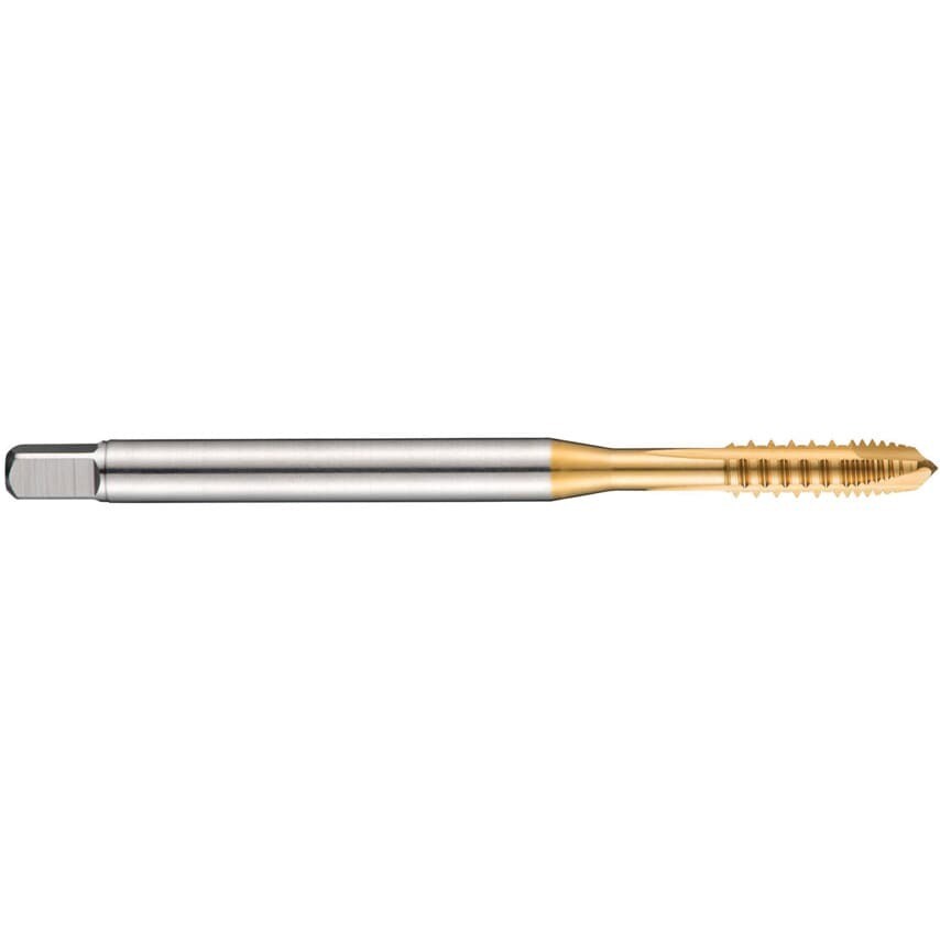 E422 M6X1MM HSS-E Metric Spiral Point Machine Tap - TiN Coated DIN 371