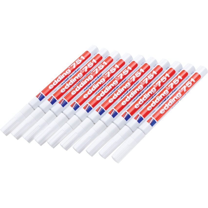 E-751 Paintmarker White (Pack of 10)