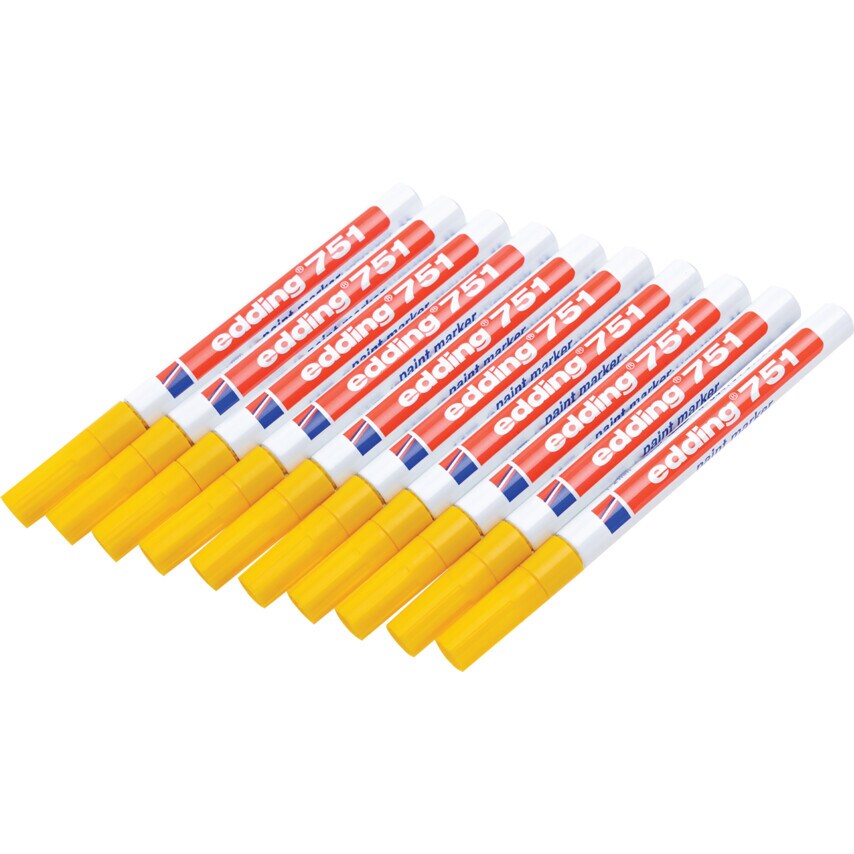 E-751 Paintmarker Yellow (Pack of 10)