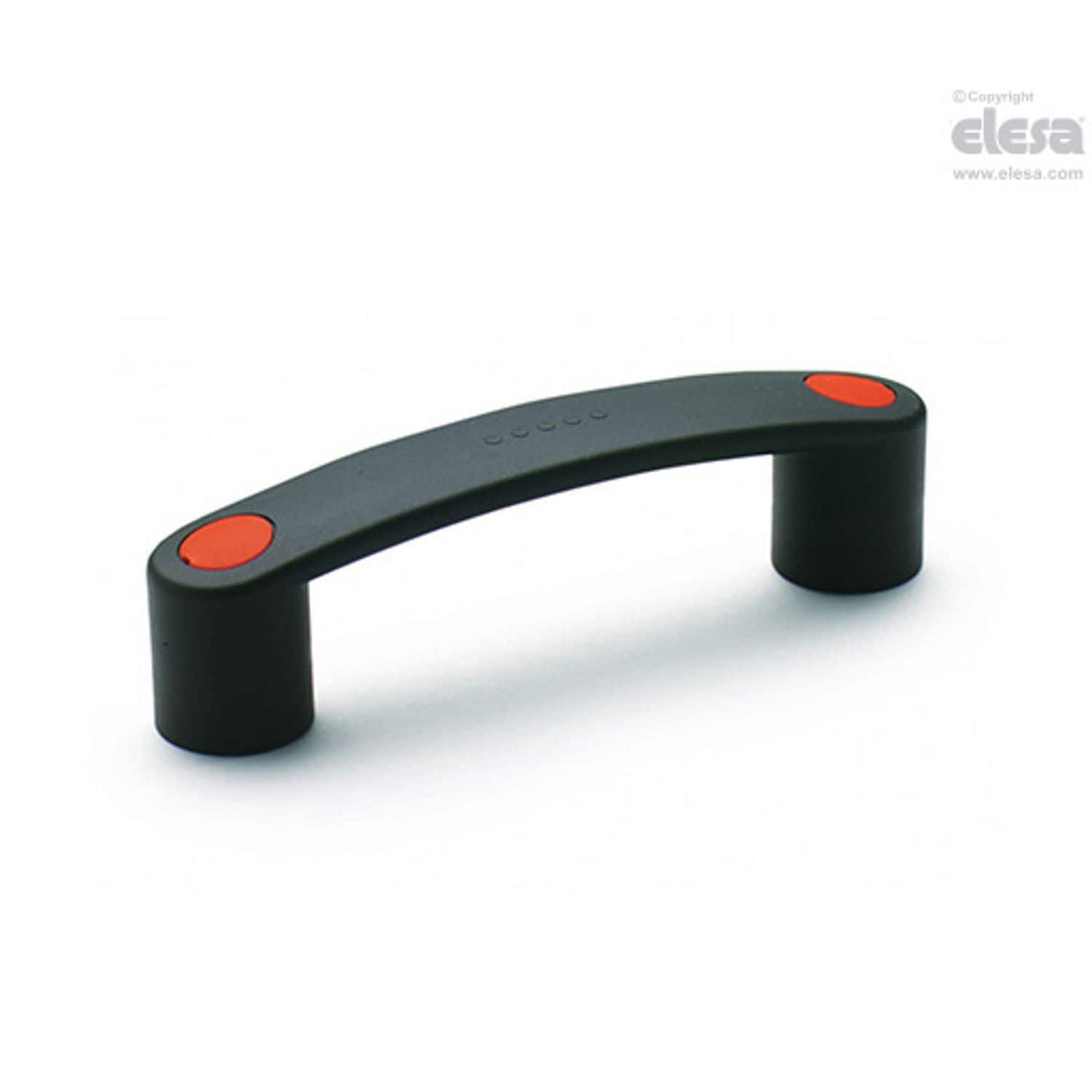 EBP Bridge handles Technopolymer Brass boss threaded blind holes for back mounting EBP.145-B-M6-C17