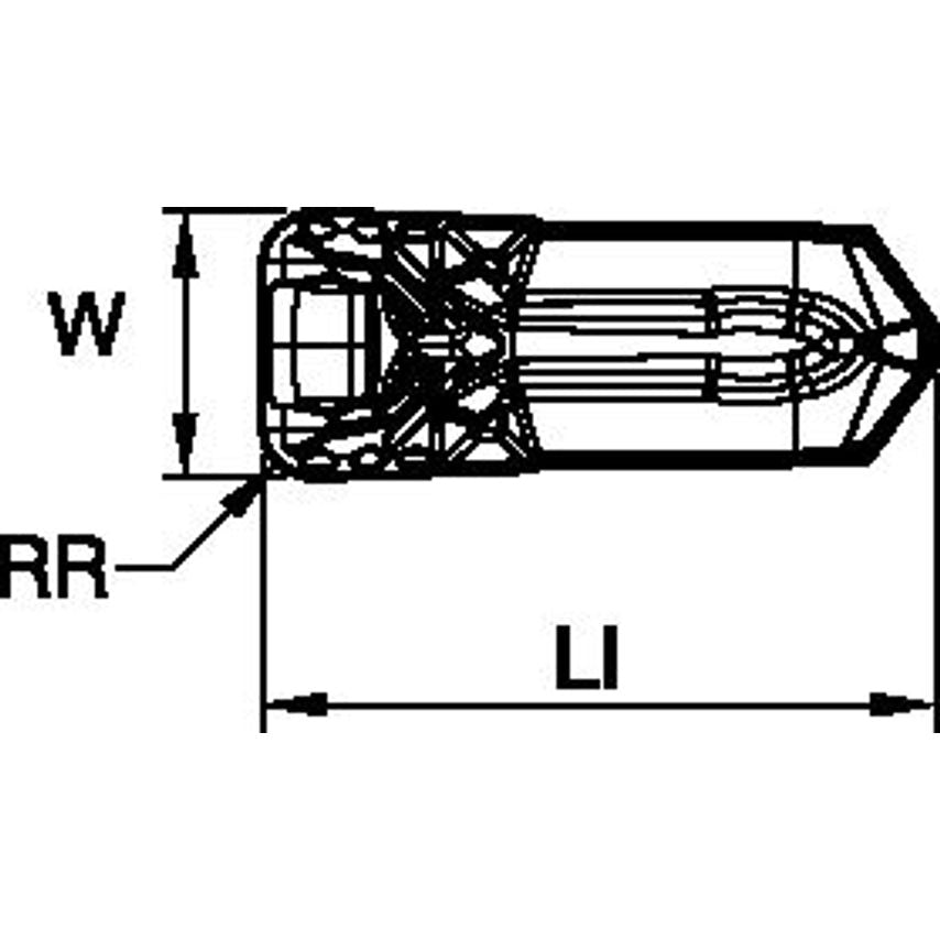 EG0800M08P12GUP Evolution Grooving Insert