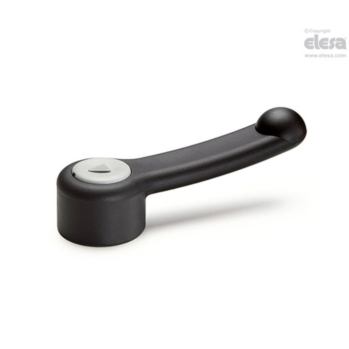 ELC Control levers arranged for clicking operation technopolymer Black-oxide steel boss cap in grey colour ELC.85 A-8-FC3