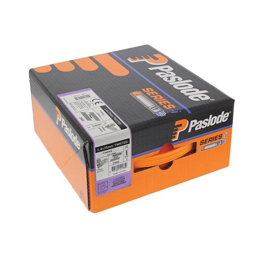 ELECTROGALV 3.4 Twisted Nails 35mm (Box 2500 + 2 Fuel Cells) PAS141185