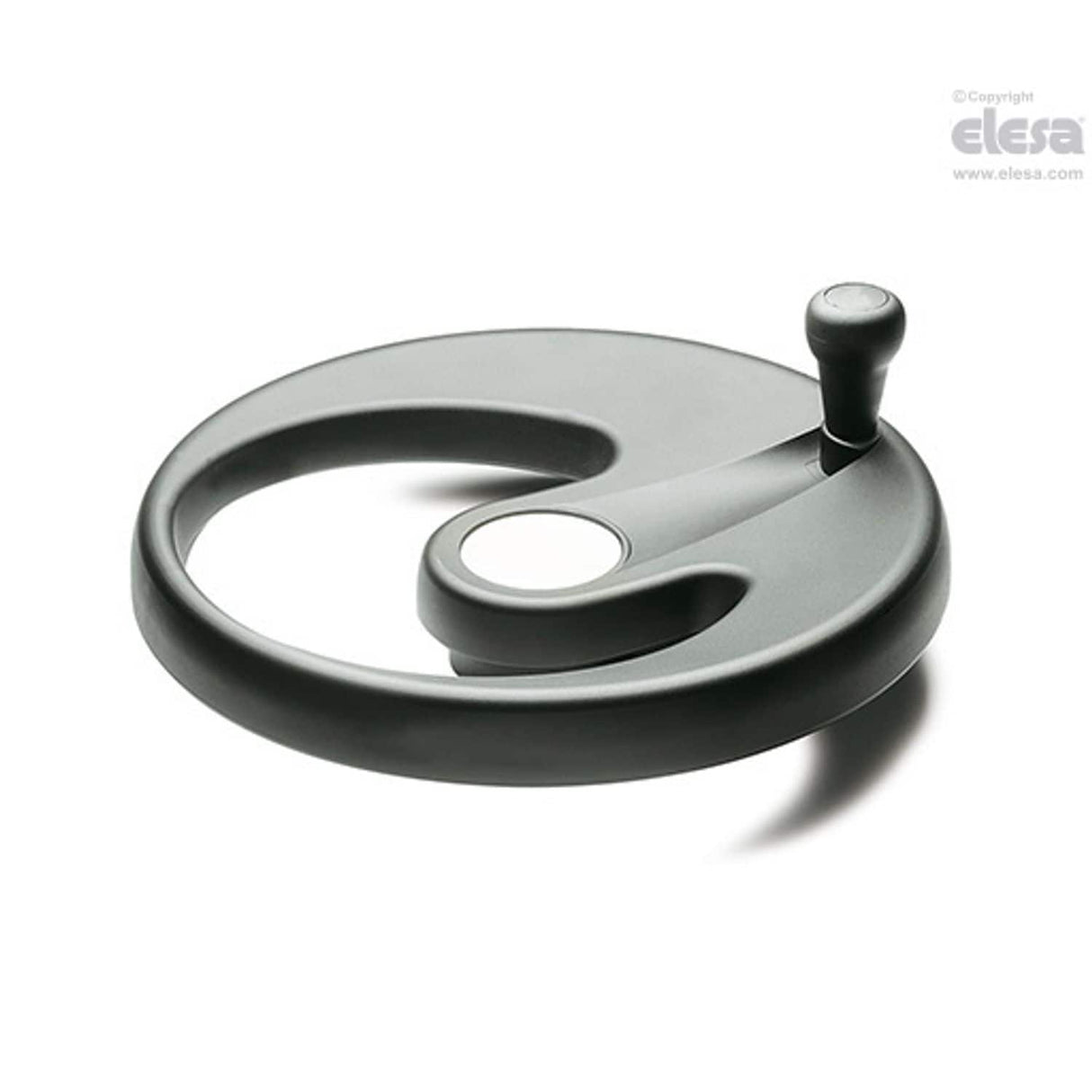 EMW Monospoke handwheels Technopolymer Revolving handle "Soft touch" EMW.350+IEL-A-20-C4