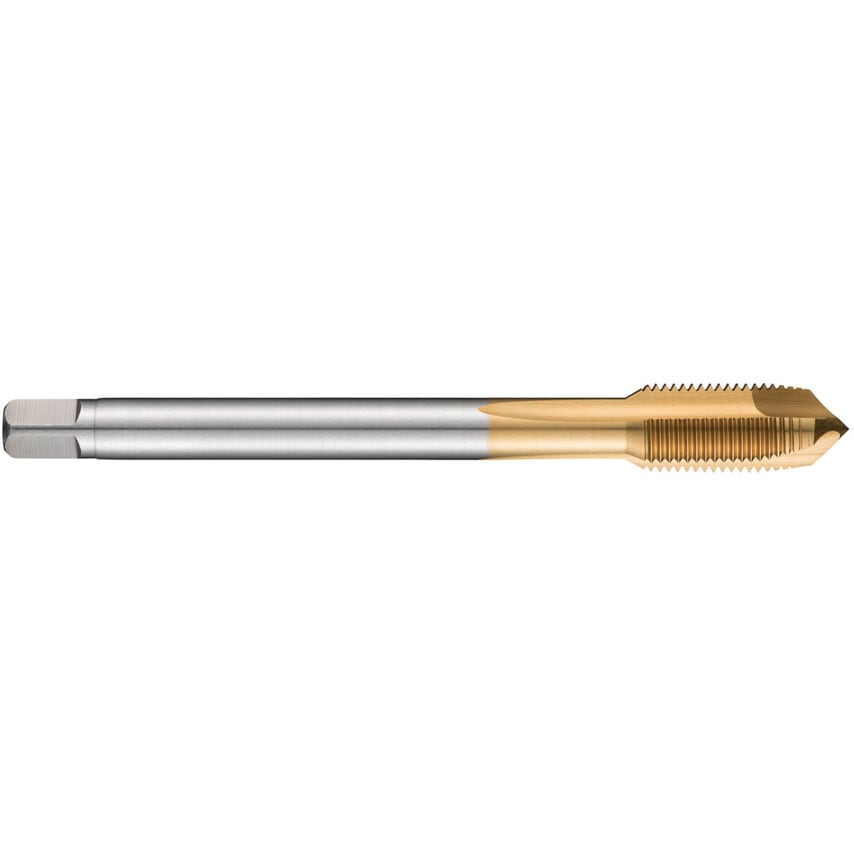EP10TIN M10x1.25mm HSS-E Tin Mult-App Spiral Point Tap DIN 374