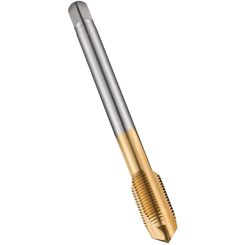 EP10TIN M12X1.5MM HSS-E Metric Fine Spiral Point Tap - TiN Coated - DIN 374