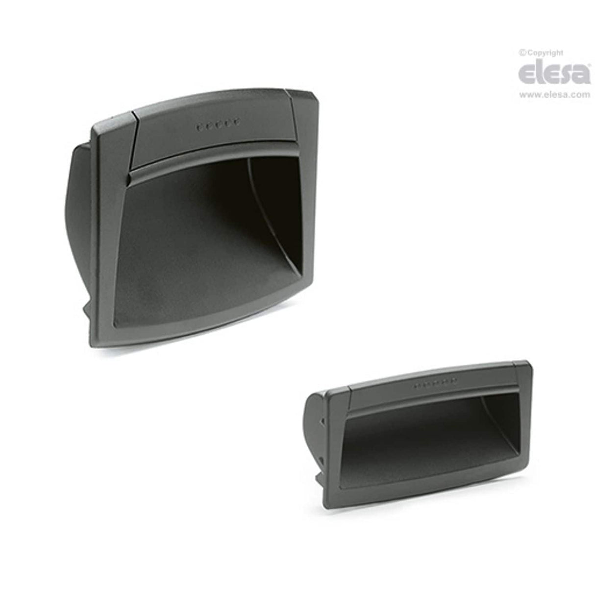 EPR-PF Flush pull handles for snap-in assembly technopolymer EPR.110-PF-C1