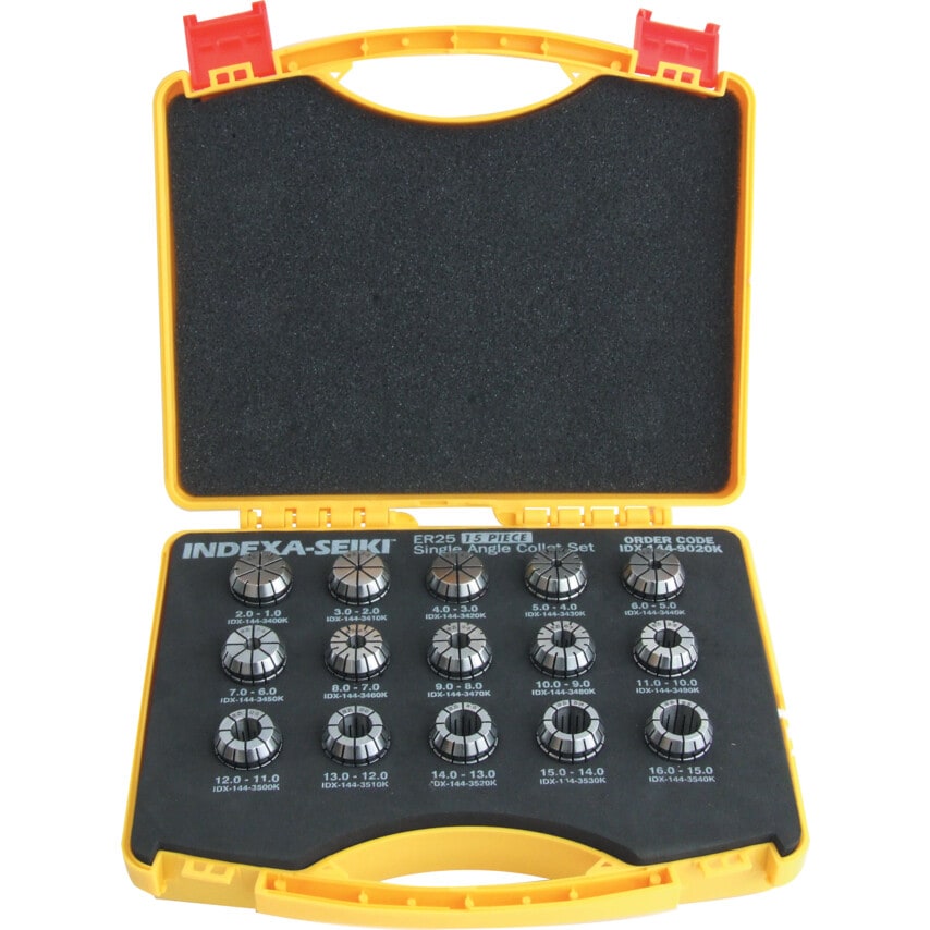 ER25 15-Piece Collet Set