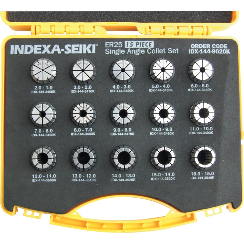 ER25 15-Piece Collet Set