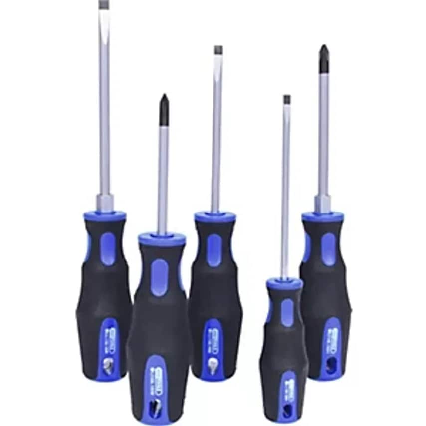 ERGOTORQUEplus Screwdriver Set 2-component Handle 5 Parts
