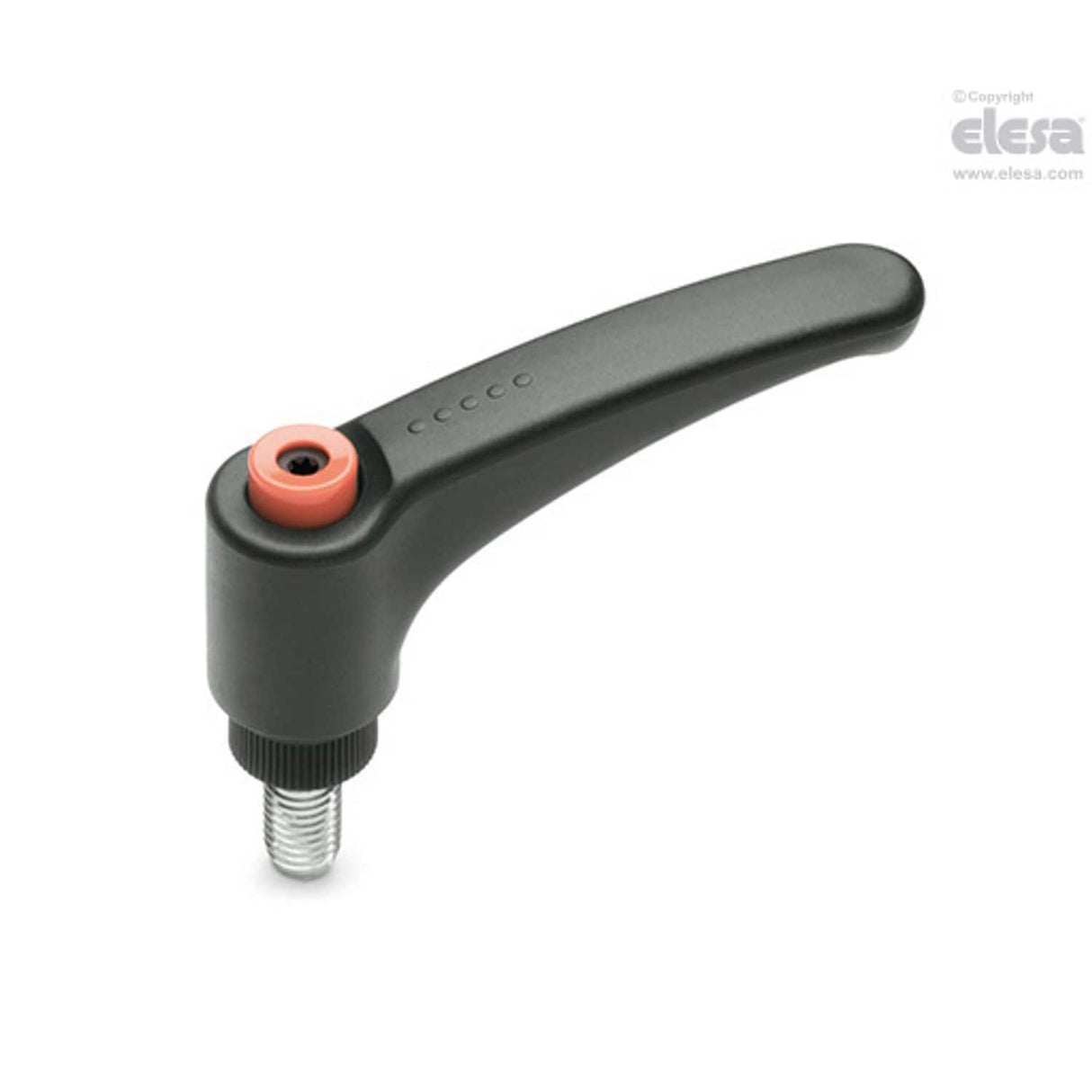 ERX-AV Adjustable handles Quick assembly technopolymer Zinc-plated steel threaded stud ERX.78 AV p-M10x50-C2