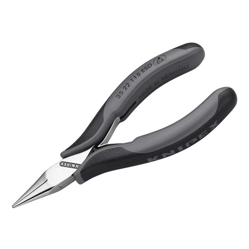 ESD Electronics Half Round Pliers 115mm KPX3522ESD