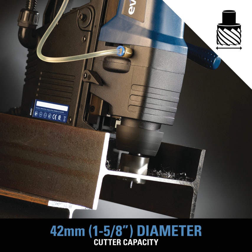 EVOMAG42, 42mm Industrial Magnetic Drill 110V
