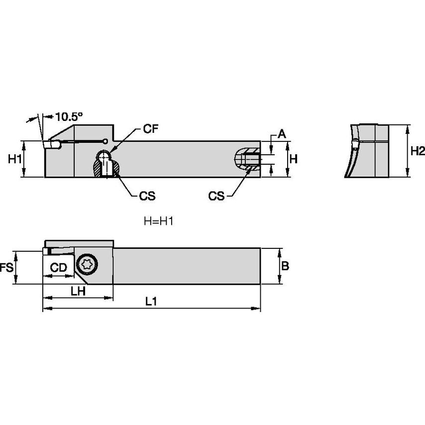 EVSBL200632180250C Evolution Holder W1.25 L6.00