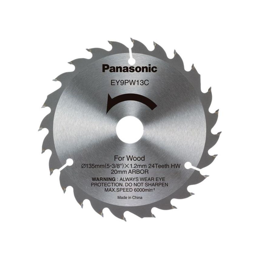EY9PW13C32 Wood Cutting TCT Blade 135 x 20mm x 24T PAN9PW13C32