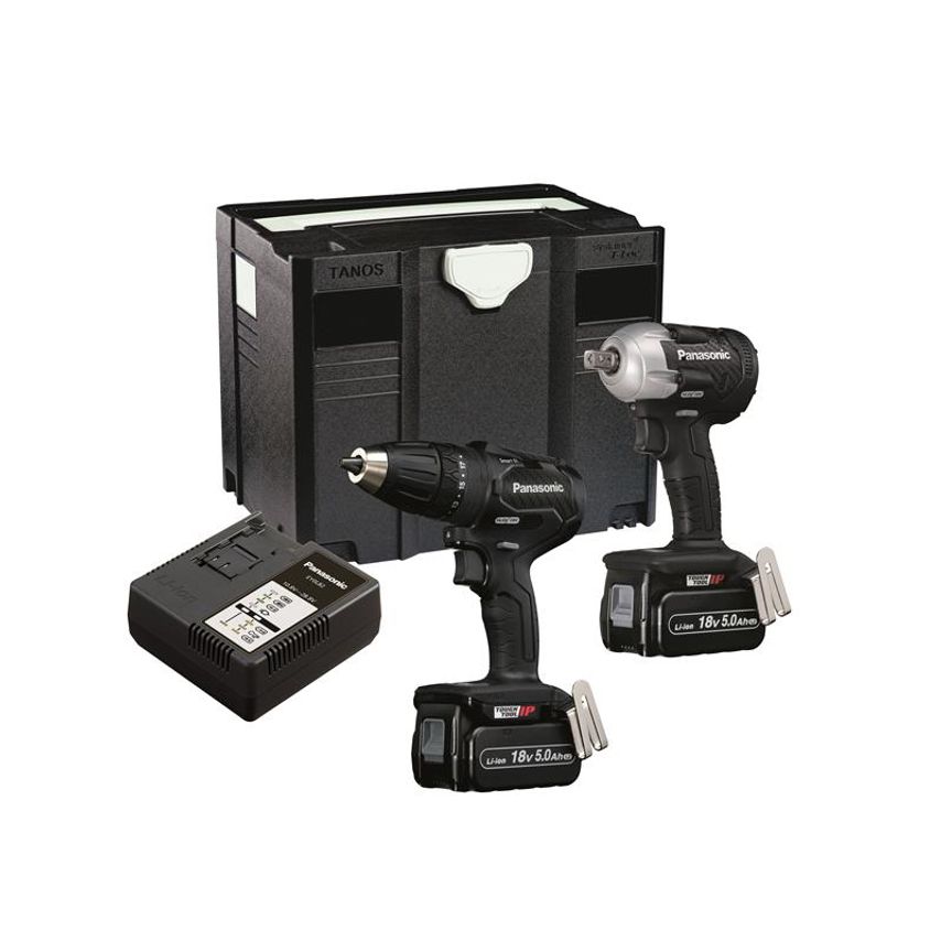 EYC242LJ2G31 Twin Pack 18V 2 x 5.0Ah Li-ion PANC242LJ