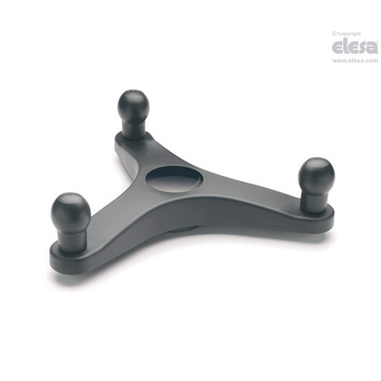 EYK Three-arm handwheels Technopolymer EYK.275+EBS A-20-C5