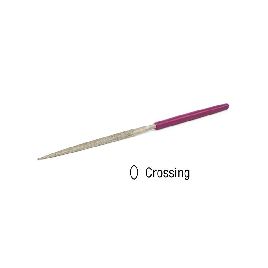 EZE-LAP Needle File Crossing  Coarse