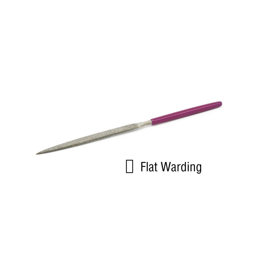 EZE-LAP Needle File Flat Warding Coarse