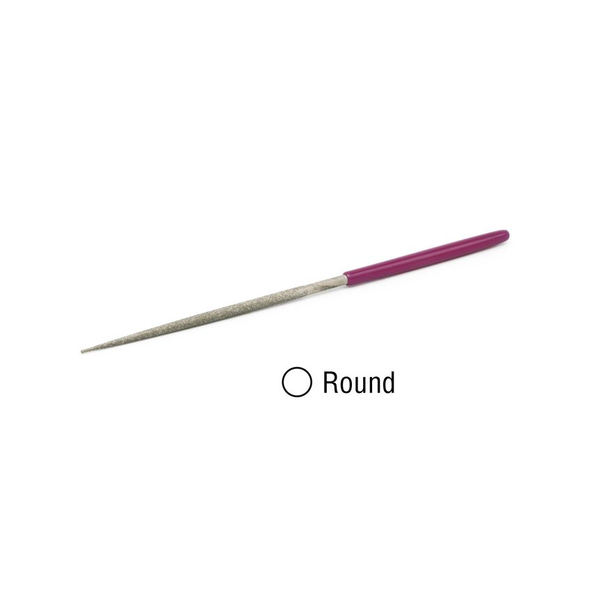 EZE-LAP Needle File Round Coarse