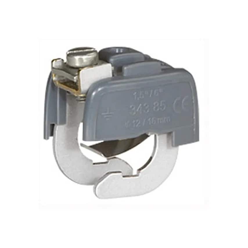 Earth Clamp for Residential and commercial Use 12/16mm Grey