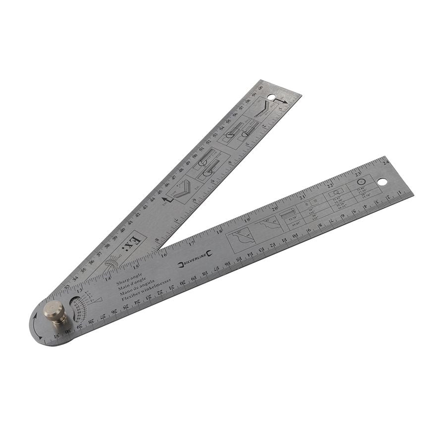 Easy Angle Protractor Rule 600mm