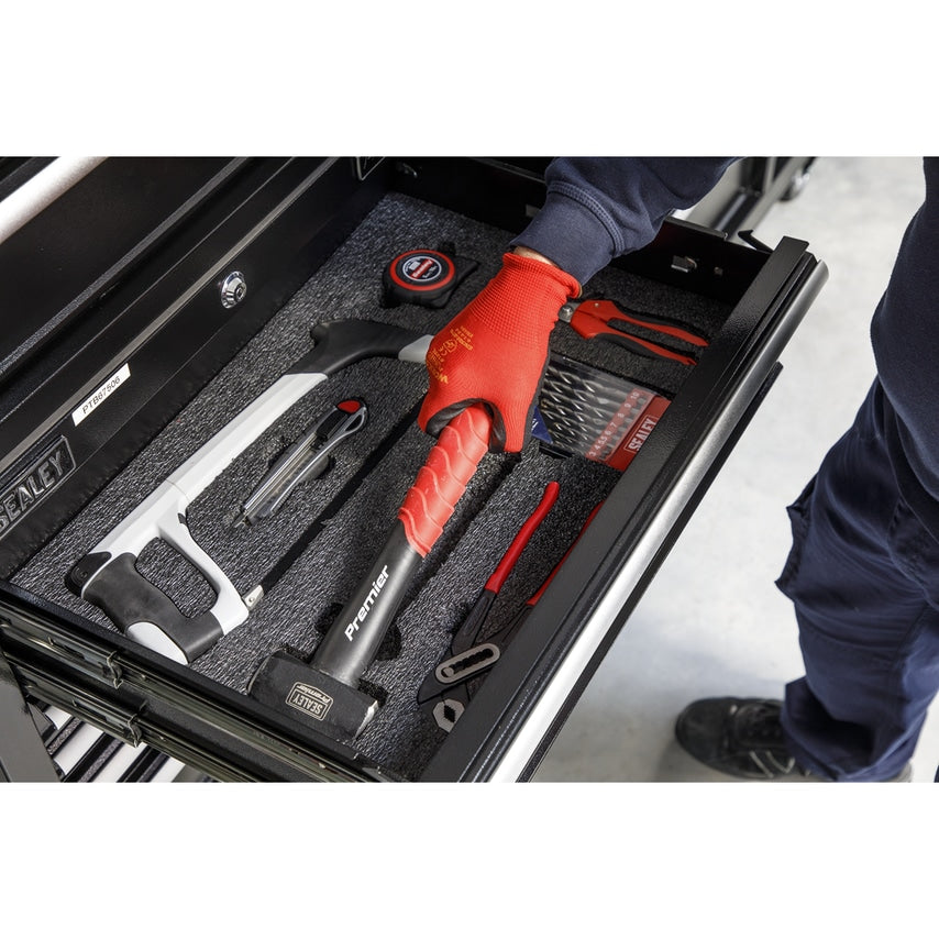 Easy Peel Shadow Foam Black/Black 1200 x 550 x 30mm