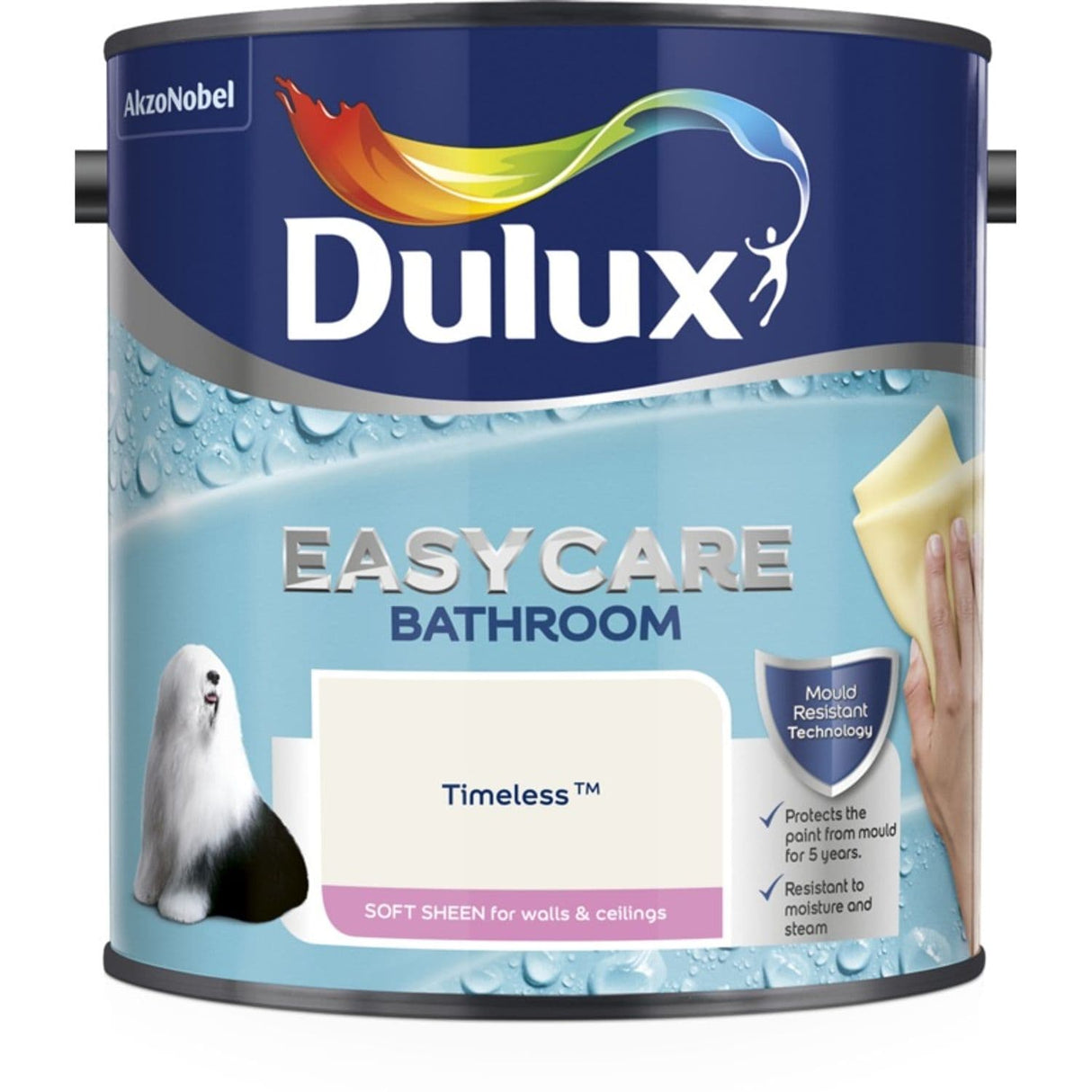 Easycare Bathroom Soft Sheen Paint 2.5 Litre Timeless