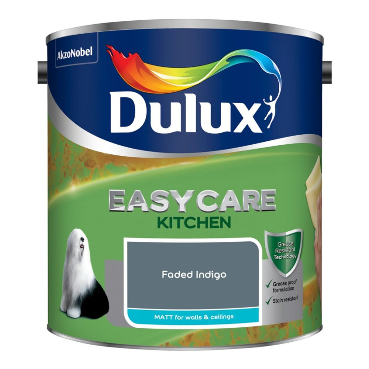 Easycare Kitchen Matt Paint 2.5 Litre Fade Indigo