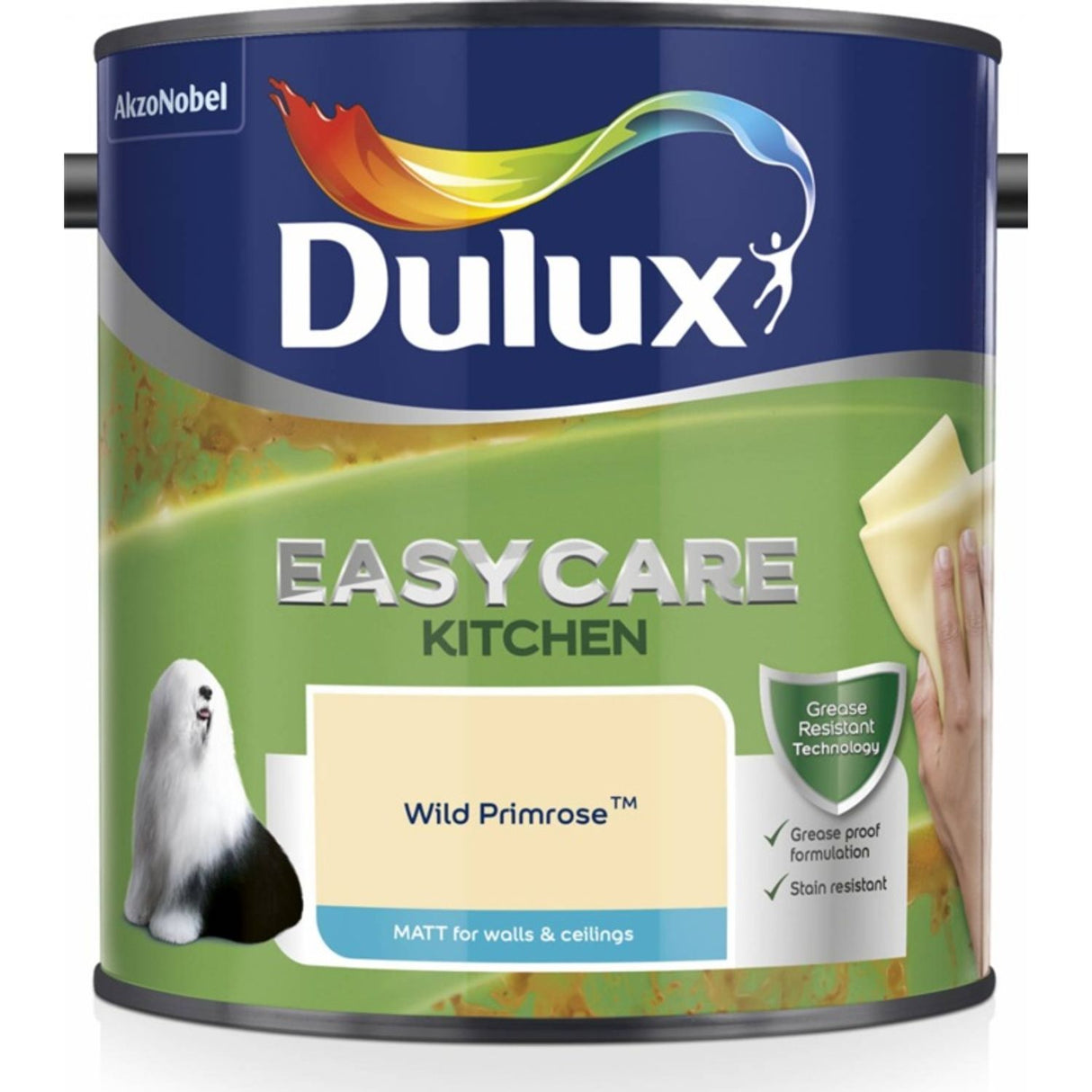 Easycare Kitchen Matt Paint 2.5 Litre Wild Primrose