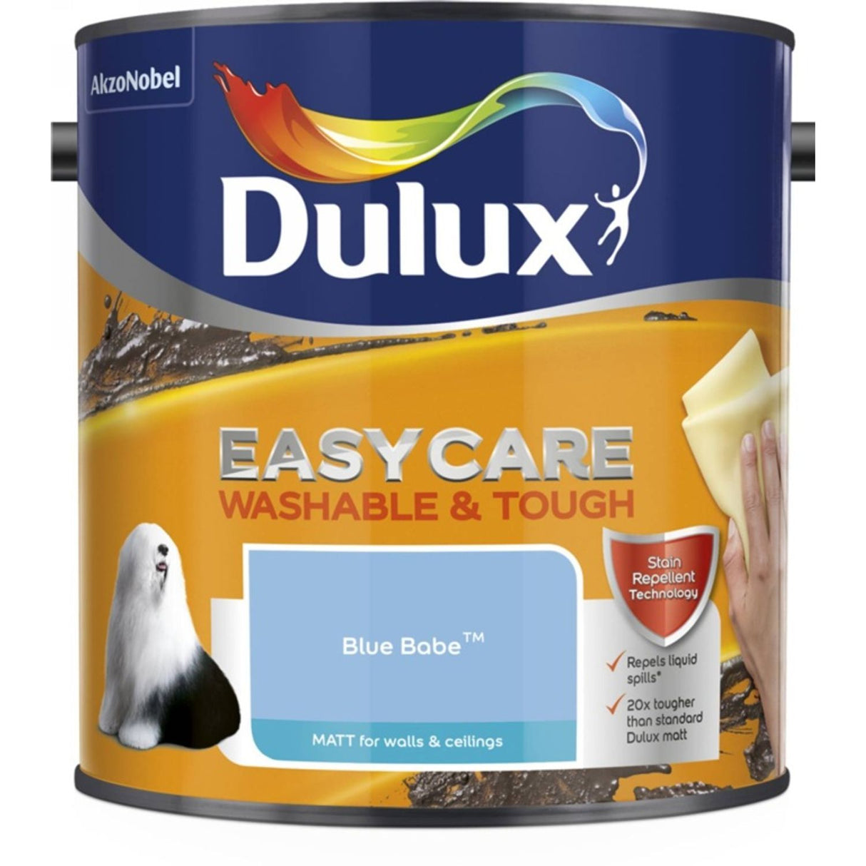 Easycare Matt Paint 2.5 Litre Blue Babe