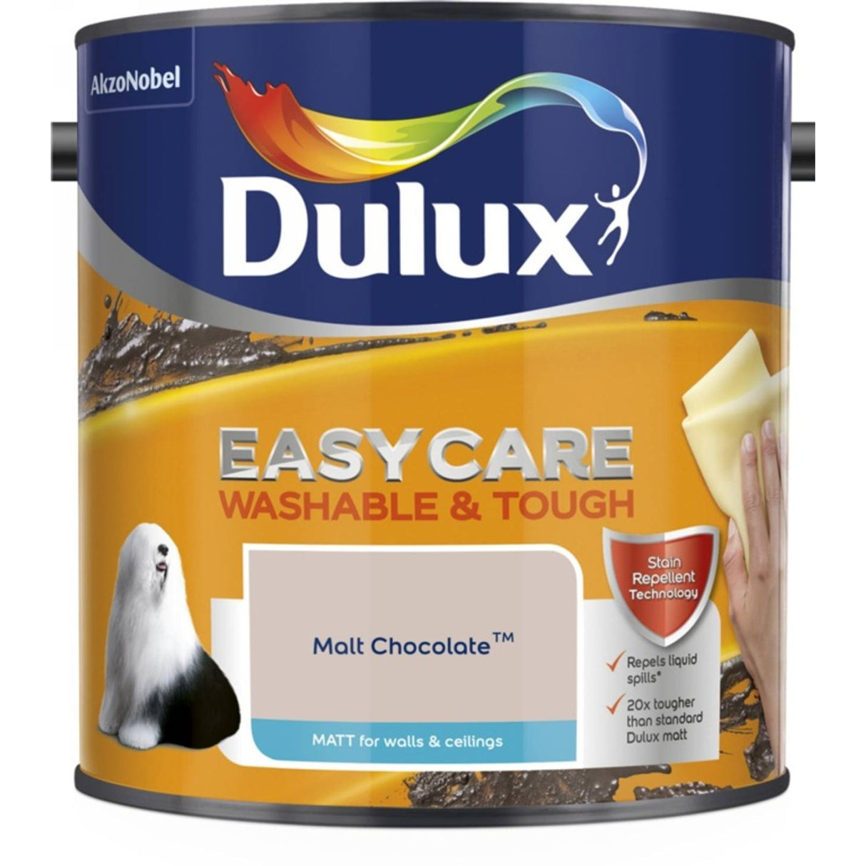 Easycare Matt Paint 2.5 Litre Malt Chocolate