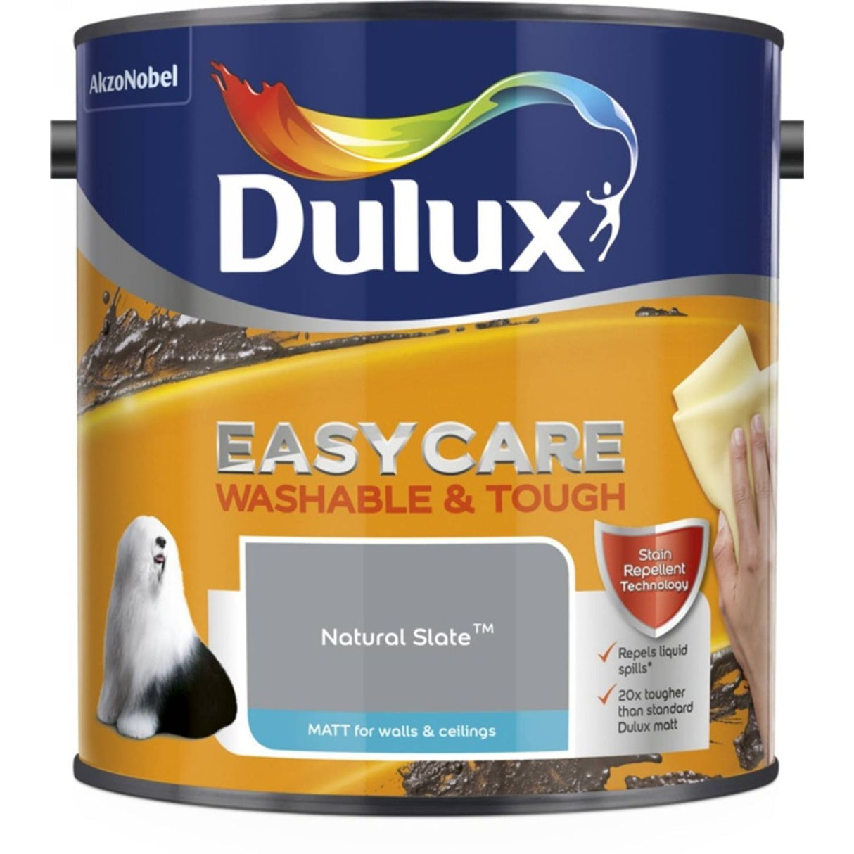 Easycare Matt Paint 2.5 Litre Natural Slate