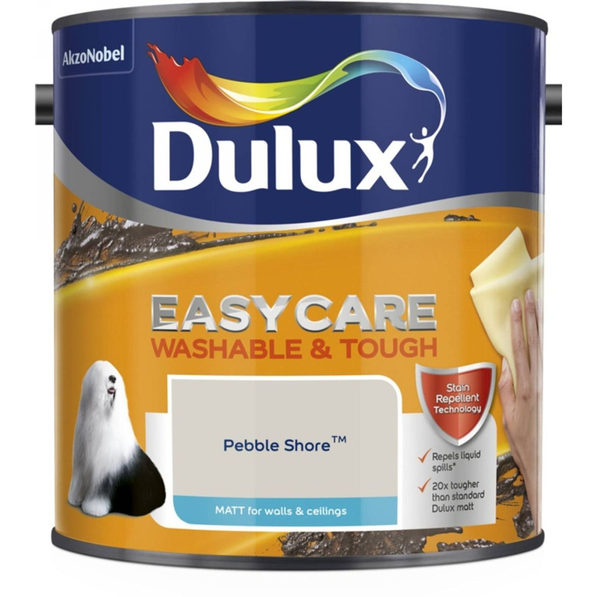 Easycare Matt Paint 2.5 Litre Pebble Shore