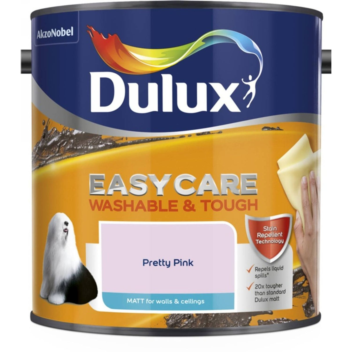 Easycare Matt Paint 2.5 Litre Pretty Pink