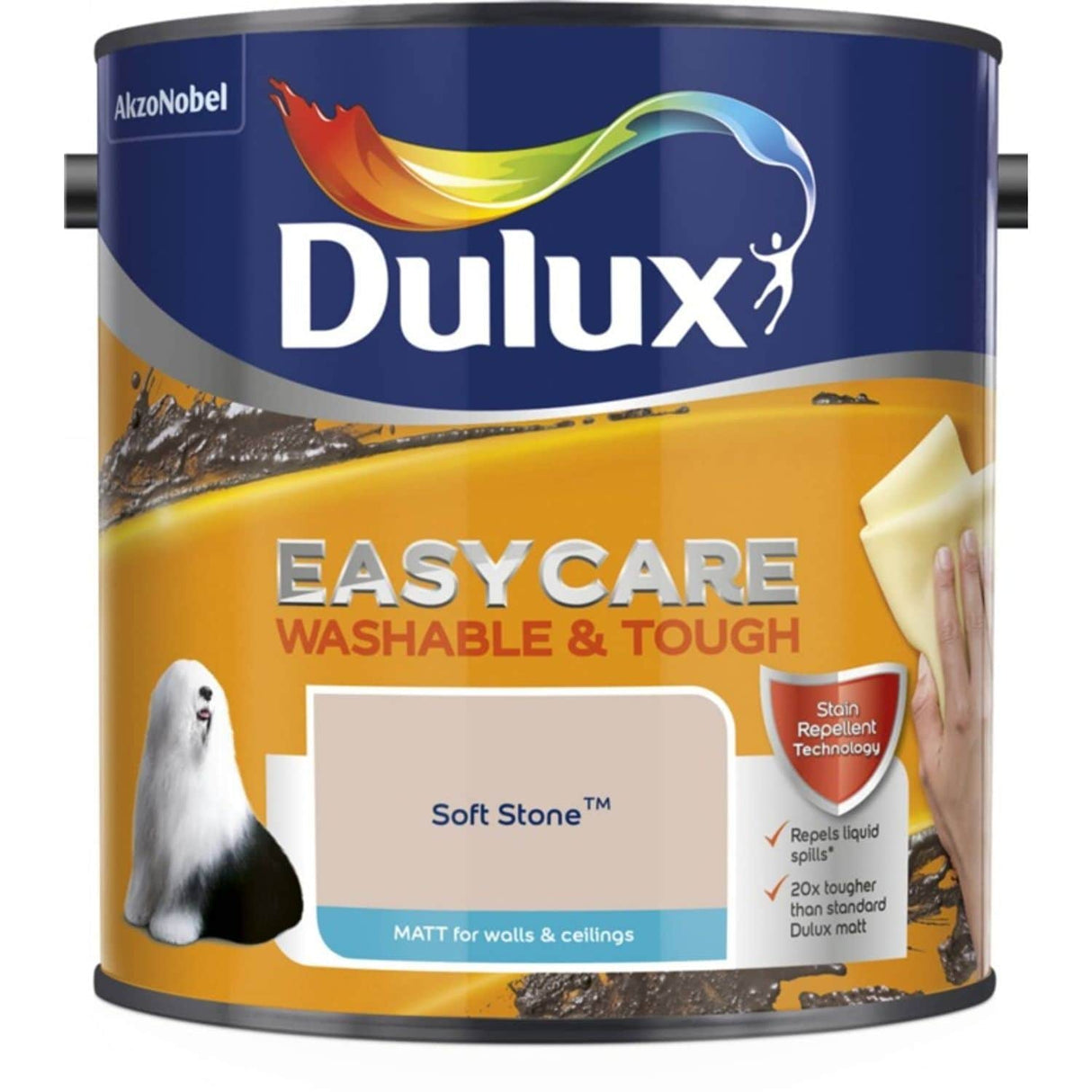 Easycare Matt Paint 2.5 Litre Soft Stone