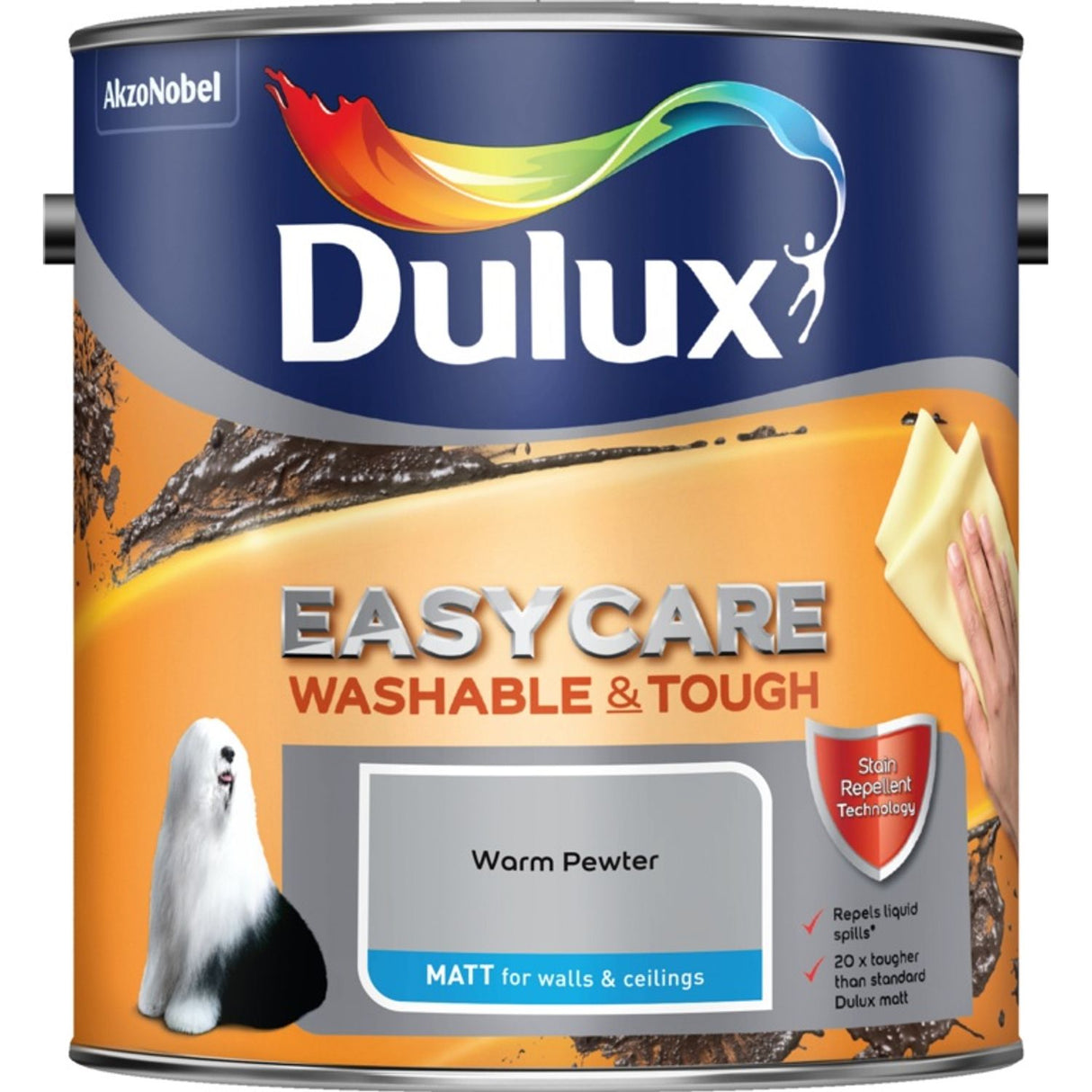 Easycare Matt Paint 2.5 Litre Warm Pewter