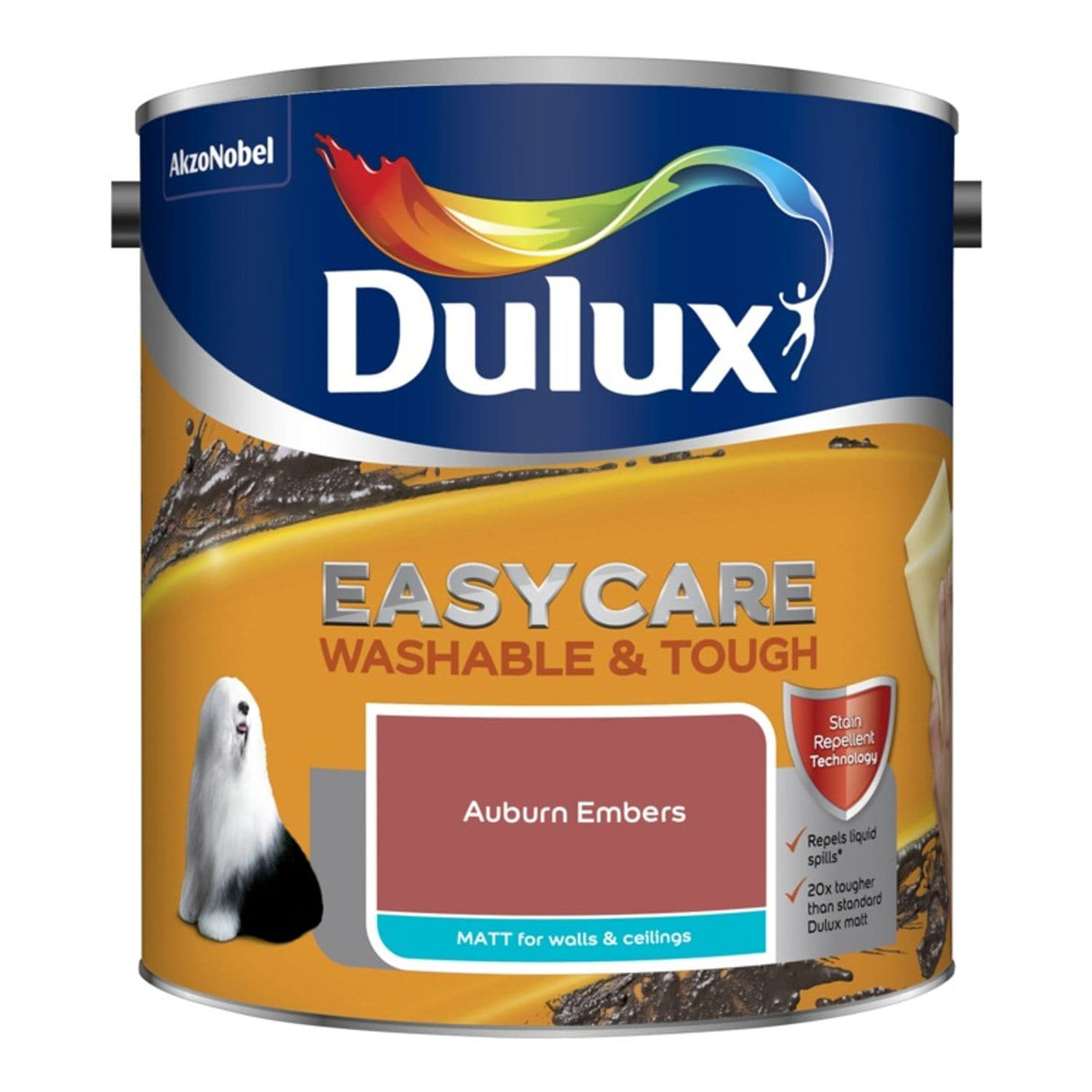 Easycare Washable & Tough Matt Paint 2.5 Litre Auburn Embers