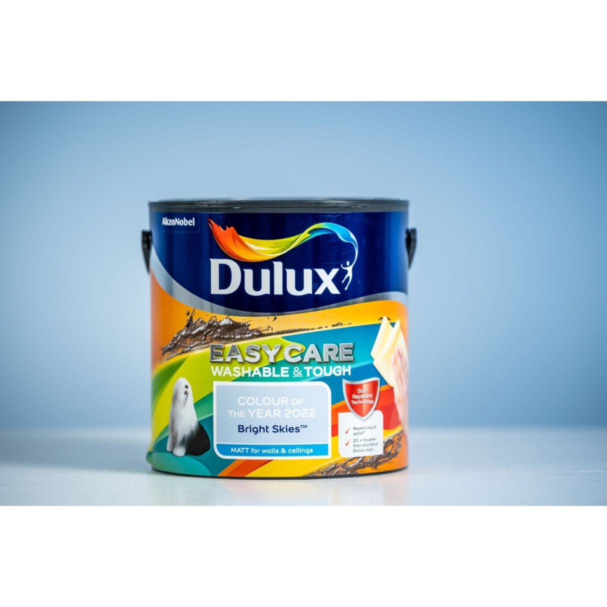 Easycare Washable & Tough Matt Paint 2.5 Litre Bright Skies