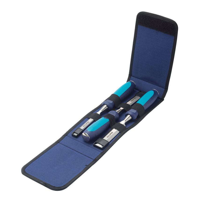 Eclipse 3pc Chisel Set (1/2", 3/4", 1") Wall