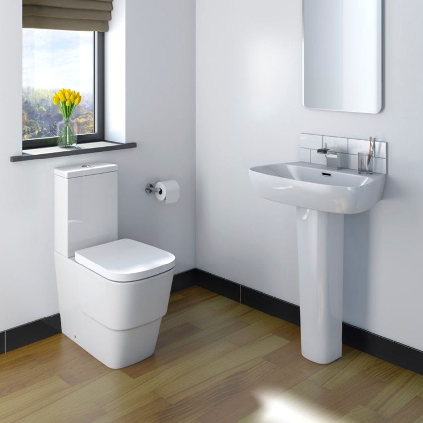 Eco Edge Close Coupled Pan W 350mm H 420mm D 630mm