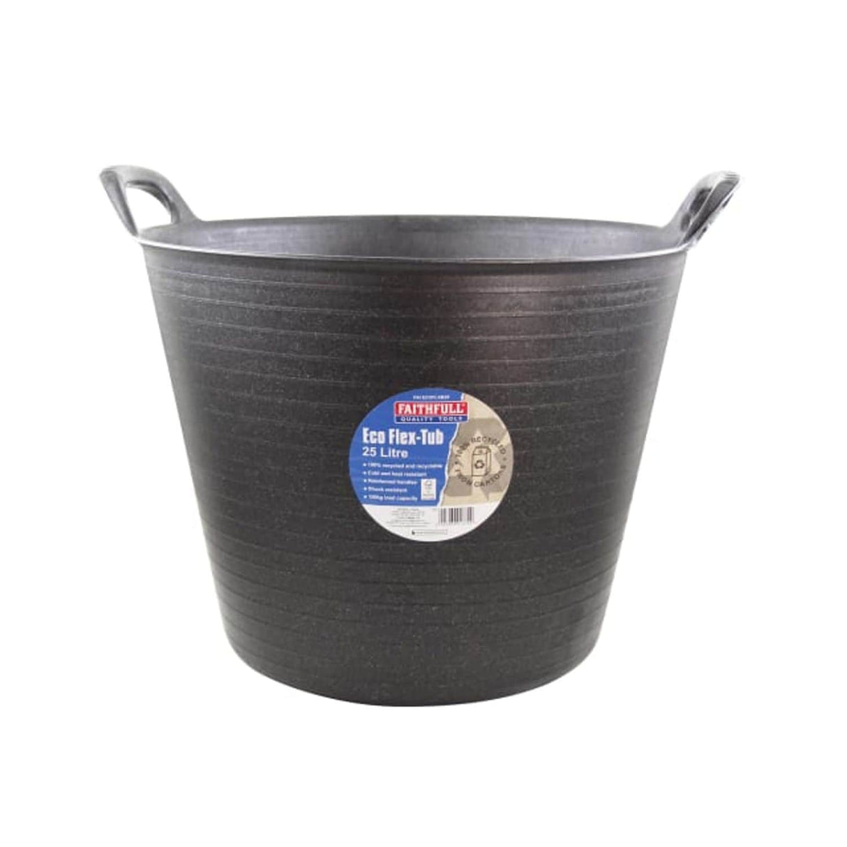 Eco Flex Tub 25L - Recycled Black