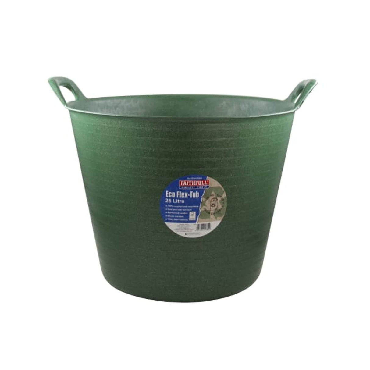 Eco Flex Tub 25L - Recycled Green