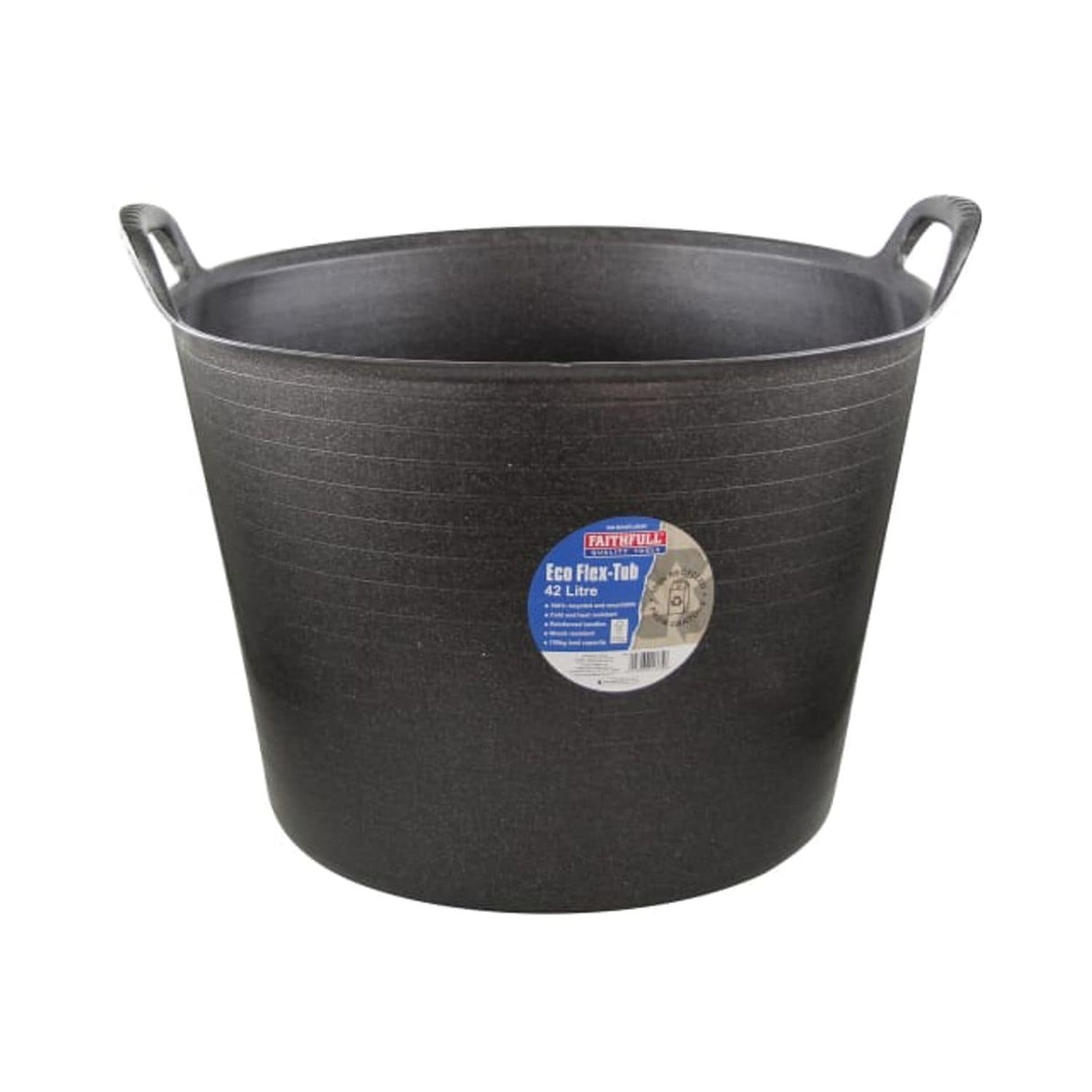 Eco Flex Tub 42L - Recycled Black