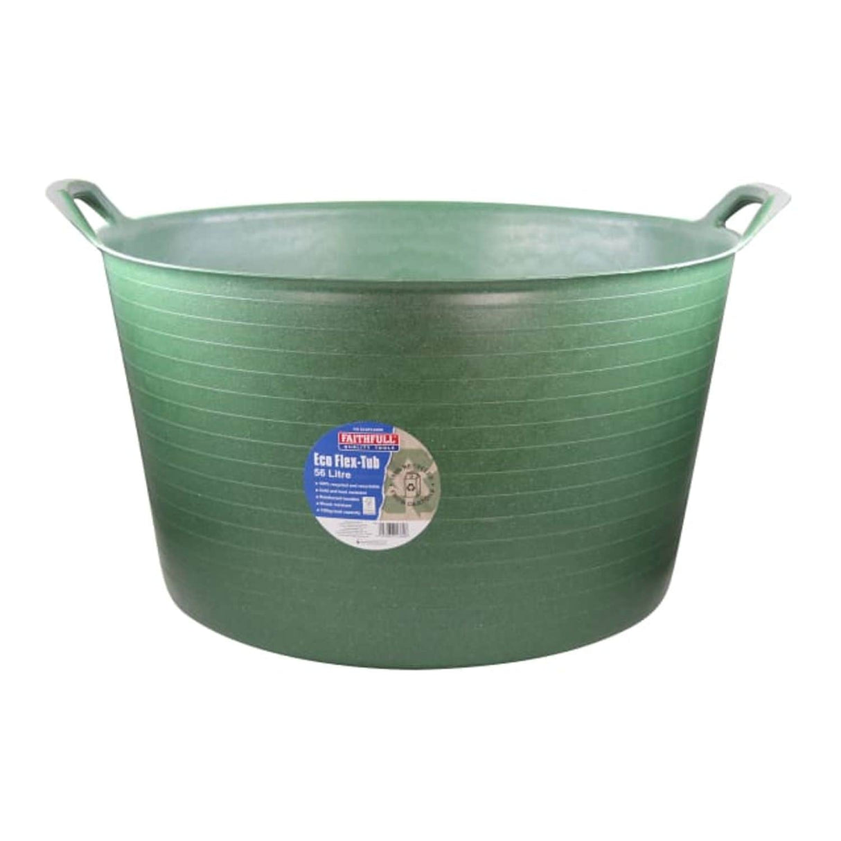 Eco Flex Tub 56L - Recycled Green