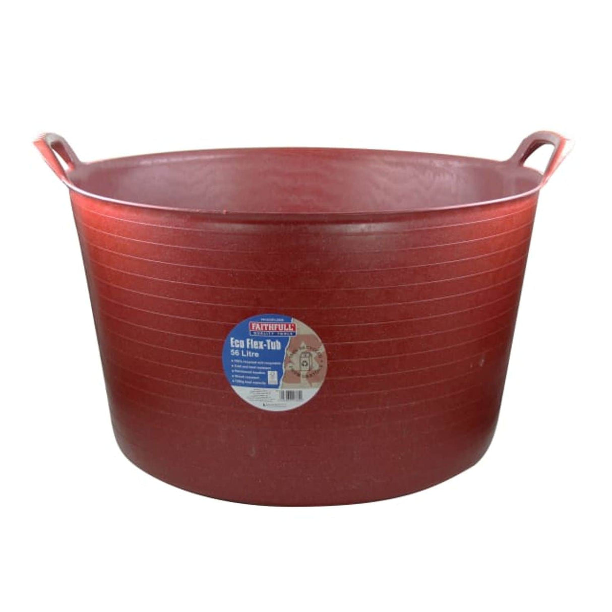Eco Flex Tub 56L - Recycled Red